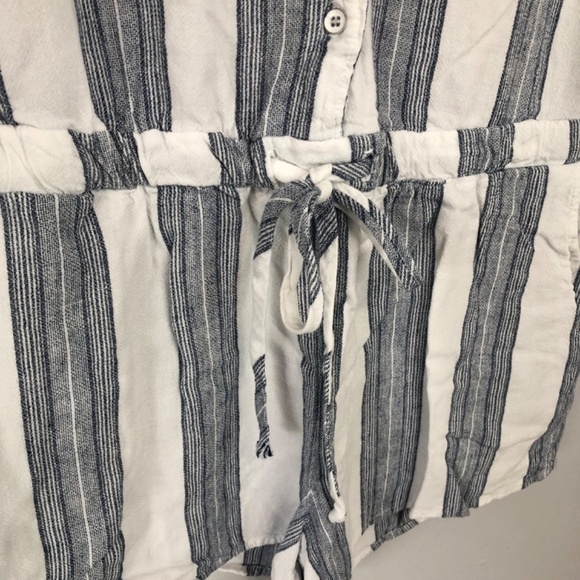 Bella Dahl Striped Sleeveless Romper Size Medium - Picture 7 of 16